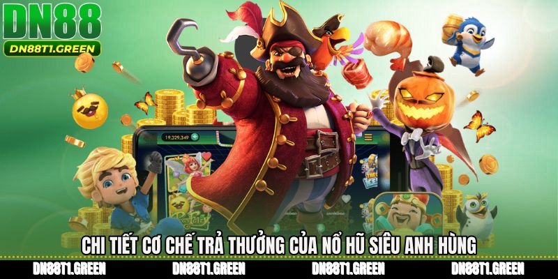 Chi tiết cơ chế trả thưởng của Nổ hũ siêu anh hùng