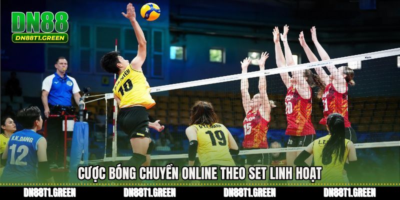 Cược bóng chuyền online theo set linh hoạt