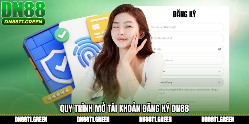 Quy trình mở tài khoản Đăng ký DN88